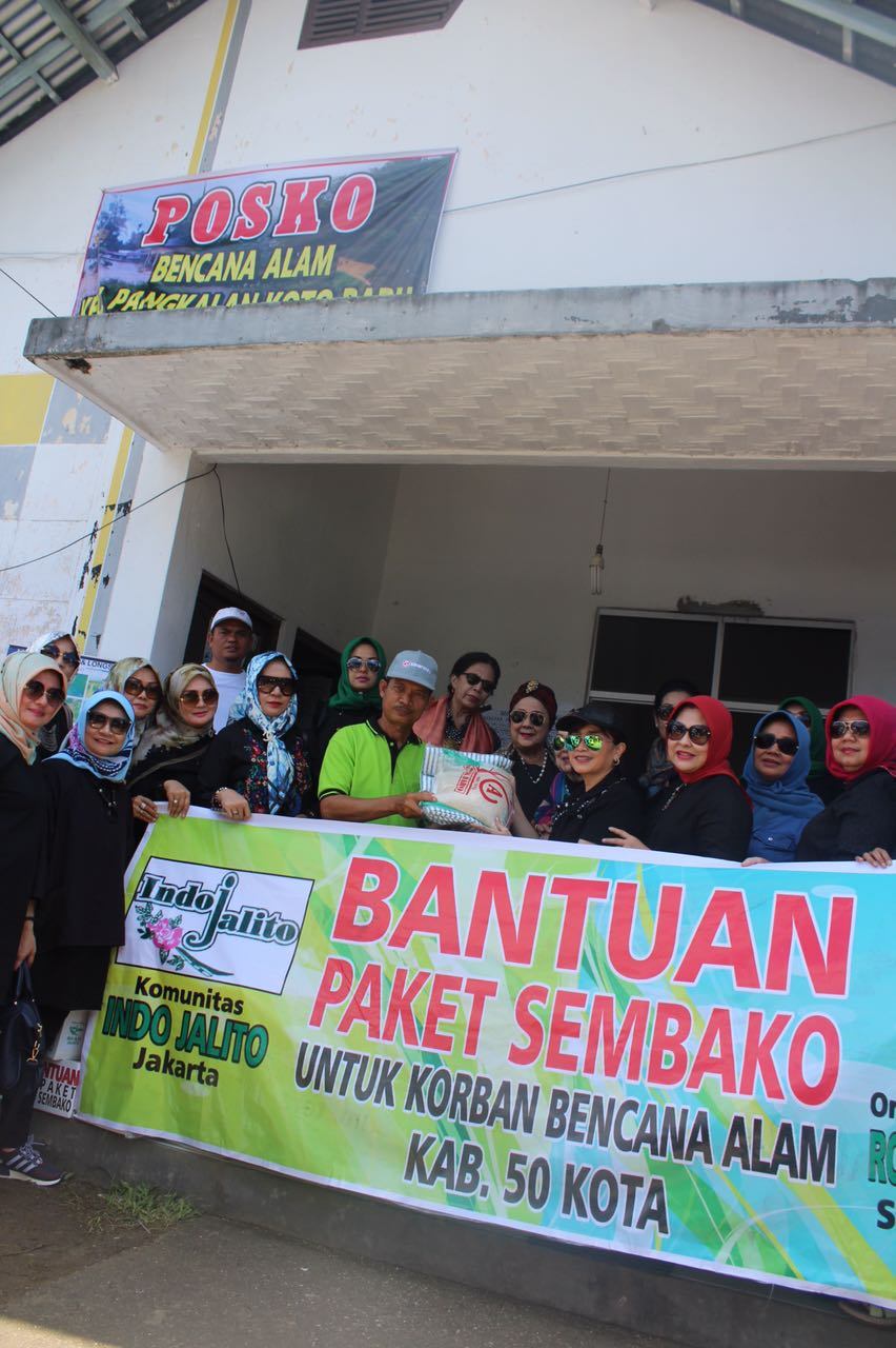 Antar Bantuan Senilai Ratusan Juta, Yayasan Indo Jalito Dijamu Walikota