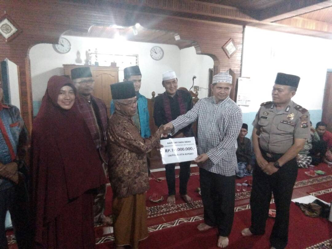 Tim Ramadhan Kunjungi Jorong Lubuak Jantan . Kapolres  Limapuluh Kota AKBP.Haris.Hdis.Sik.MM.Tr Ajak Masyarakat Aktifkan Siskamling
