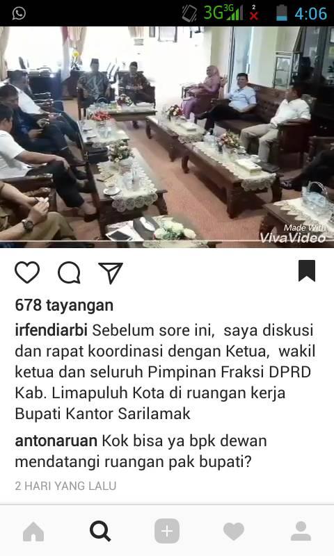 Beginilah Sengkarut Pemerintahan Limapuluh Kota, Seperti Yang Diungkapkan Ferizal Ridwan