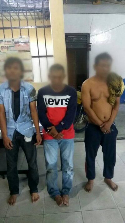 Tiga Terduga Pemakai Narkoba Asal Pekanbaru Diciduk Tim Opsnal Polsek Pangkalan Koto Baru