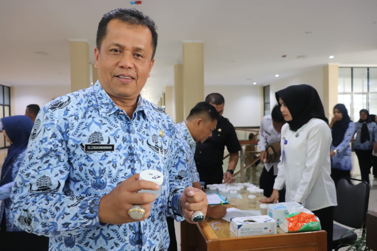 Dukung P4GN, ASN Pemko Payakumbuh di Tes Urine