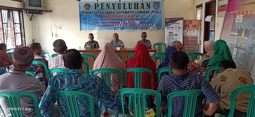 Seribu Sertifikat Tanah Gratis Untuk Masyarakat Kelurahan Talang
