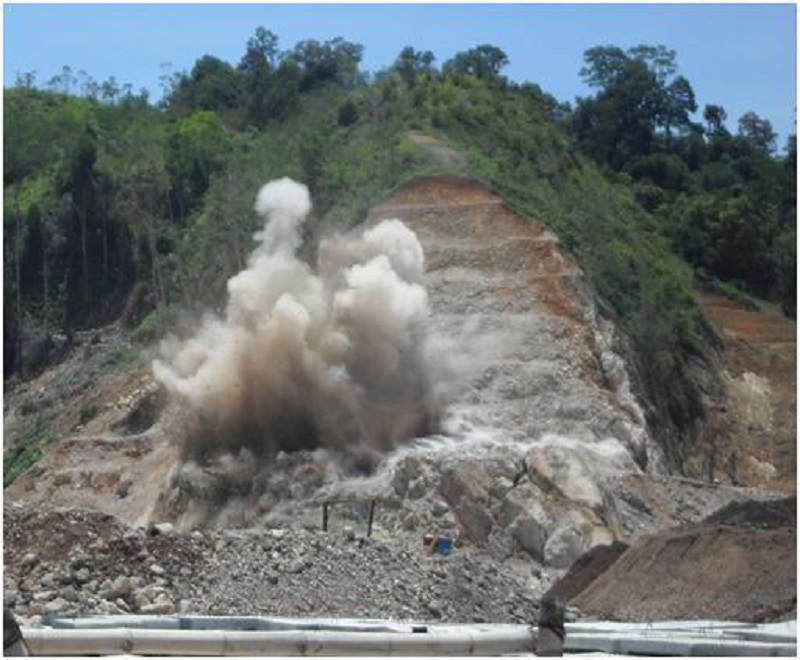Dinas ESDM Sumbar Temukan Ratusan Lobang Bekas Ledakan Tambang di Koto Alam