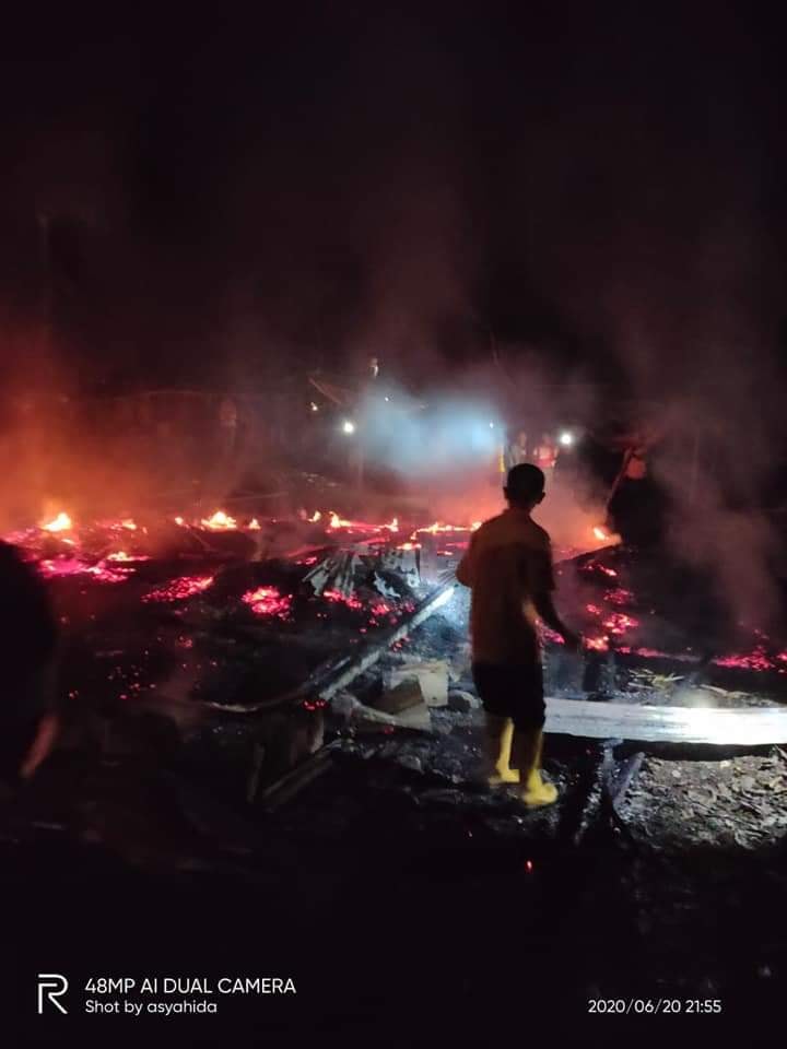 Satu unit Rumah Petani Warga Halaban Limapuluh Kota Ludes Dilalap Sijago Merah