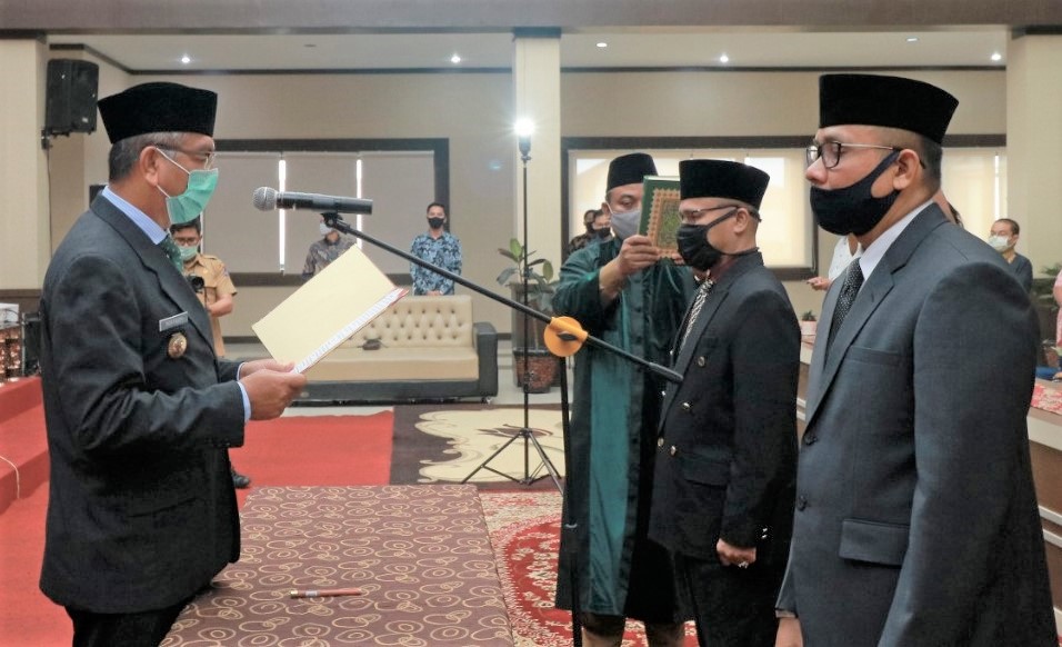 Khairul Ikhwan Dan Asrar Resmi Pimpin PDAM Payakumbuh Periode 2020-2025