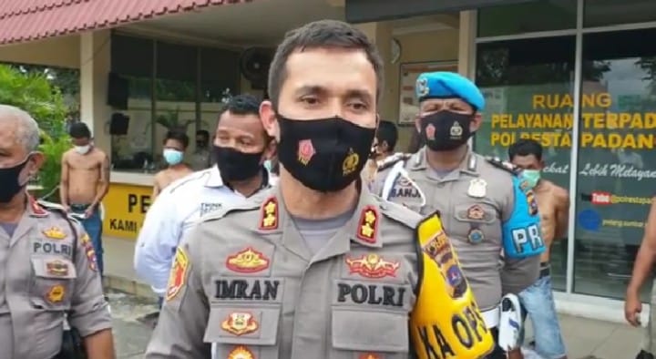 13 Tukang Palak dan Tukang Peras di Air Mancur Pasar Raya Padang Diamankan Polisi