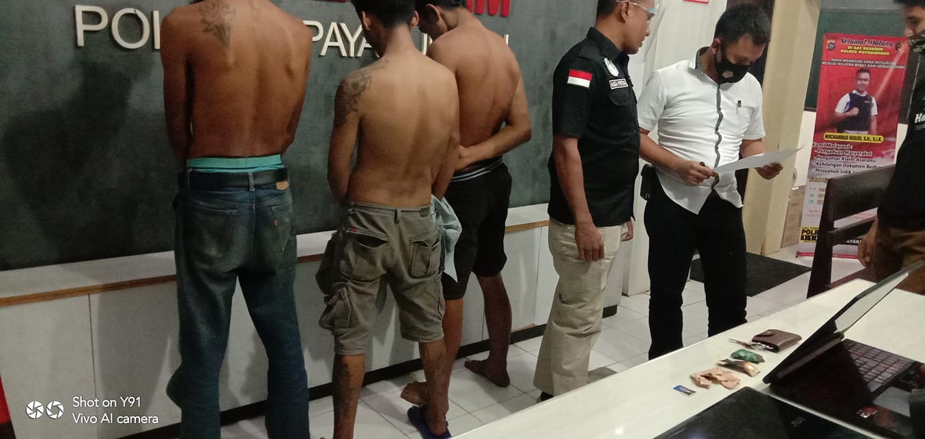 Terlibat Dalam Pencurian Rumah Kosong, 3 Tersangka Diringkus Satreskrim Polres Payakumbuh