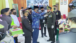 HUT TNI di Makodim Diperingati Dengan Khidmad