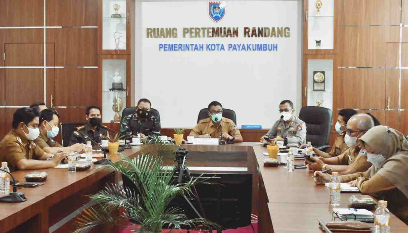 Tindak Lanjuti Lonjakan Kasus, Satgas Covid-19 Kota Payakumbuh Gelar Rakor