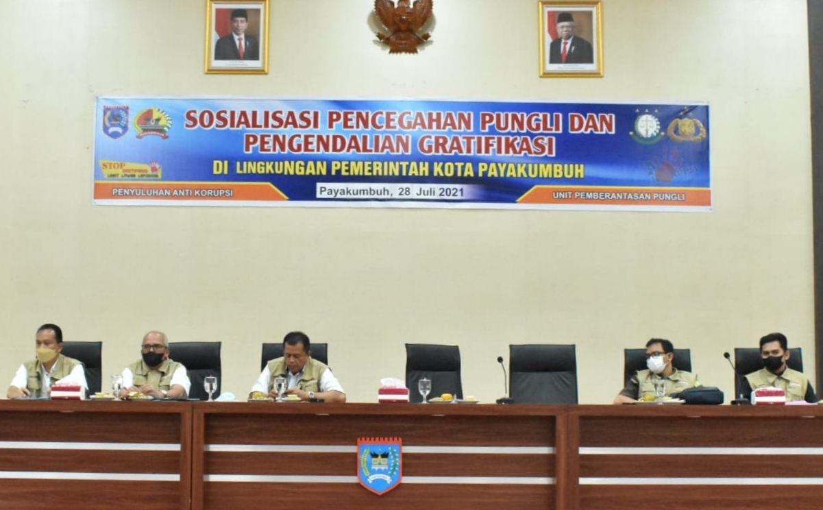 Saber Pungli Kota Payakumbuh Gelar Sosialisasi Pencegahan Gratifikasi