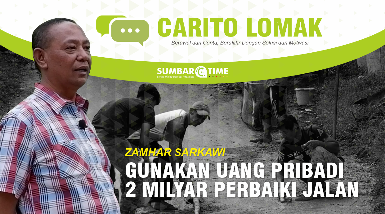 Zamhar Sarkawi, Gunakan Uang Pribadi 2 Milyar Perbaiki Jalan