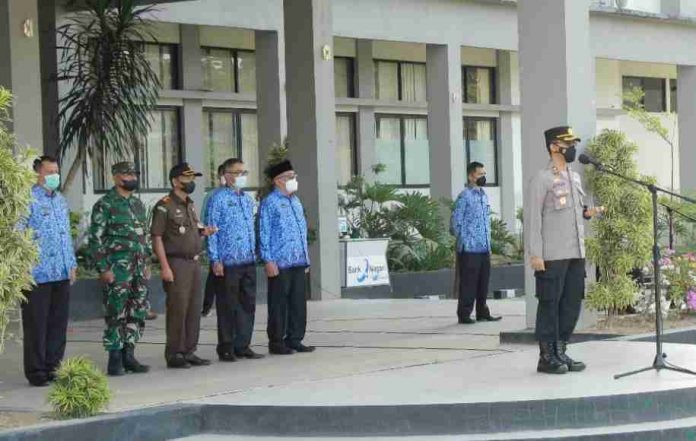 Bahas Percepatan Vaksinasi, Satgas Covid-19 Kota Payakumbuh Gelar Apel Bersama Di Balai Kota