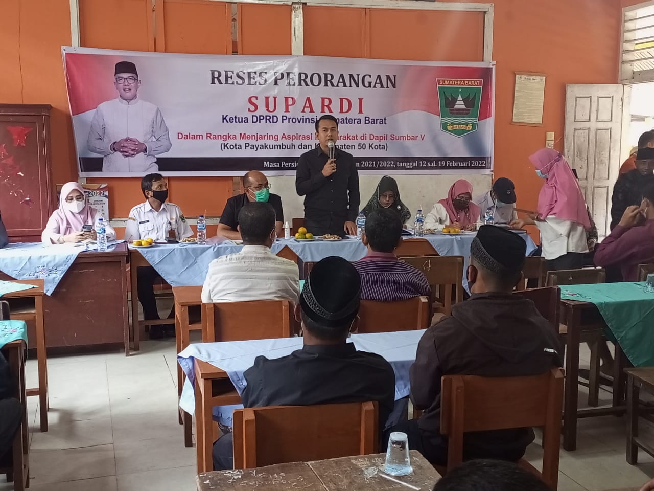 Supardi Ketua DPRD Sumbar, Lakukan Reses Di Payakumbuh dan Lima Puluh Kota Untuk Menjaring Aspirasi Masyarakat