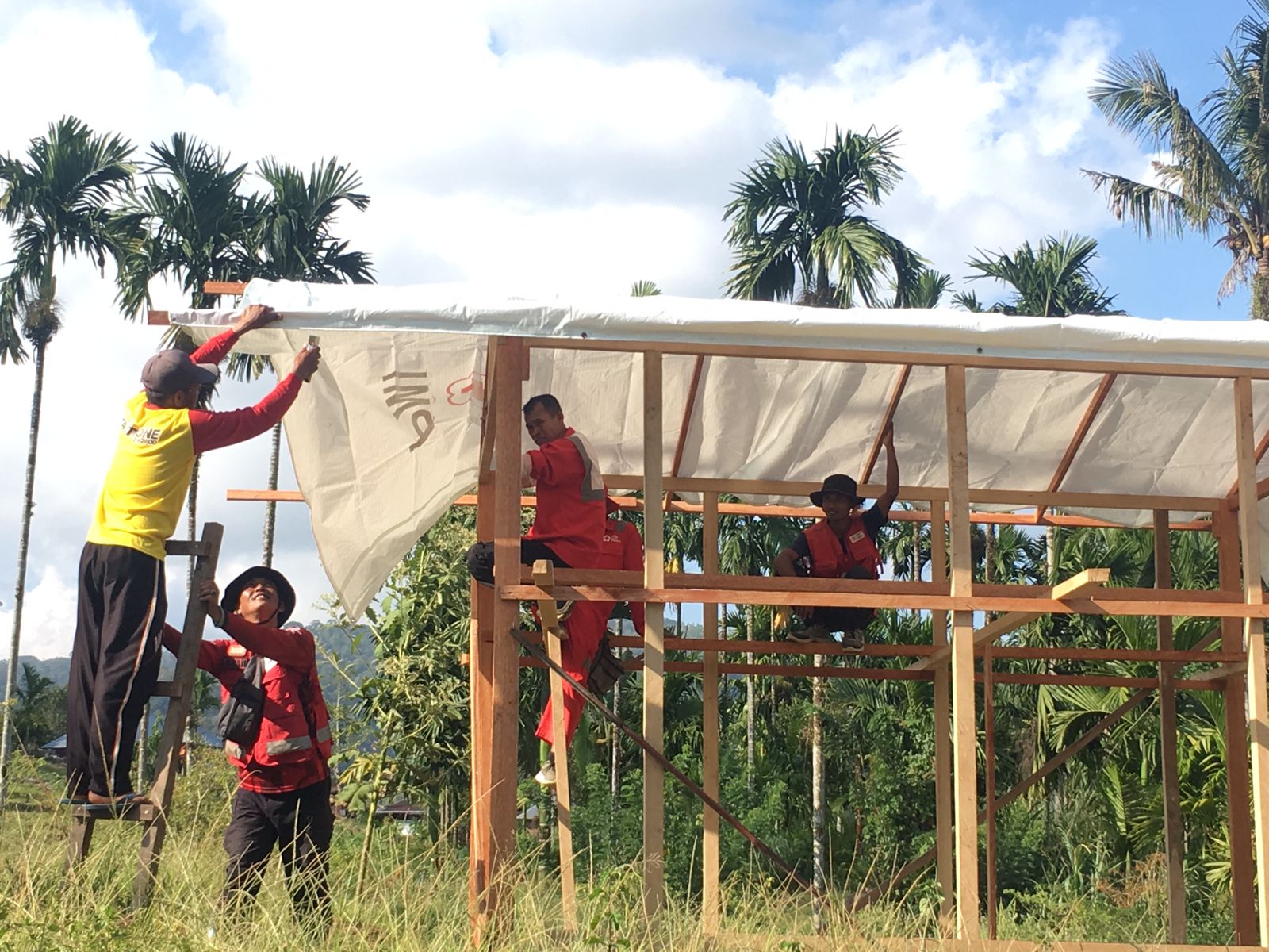 PMI Kota Bukittinggi Fokus Bergerak Memenuhi Kebutuhan Hunian Tetap di Pasaman