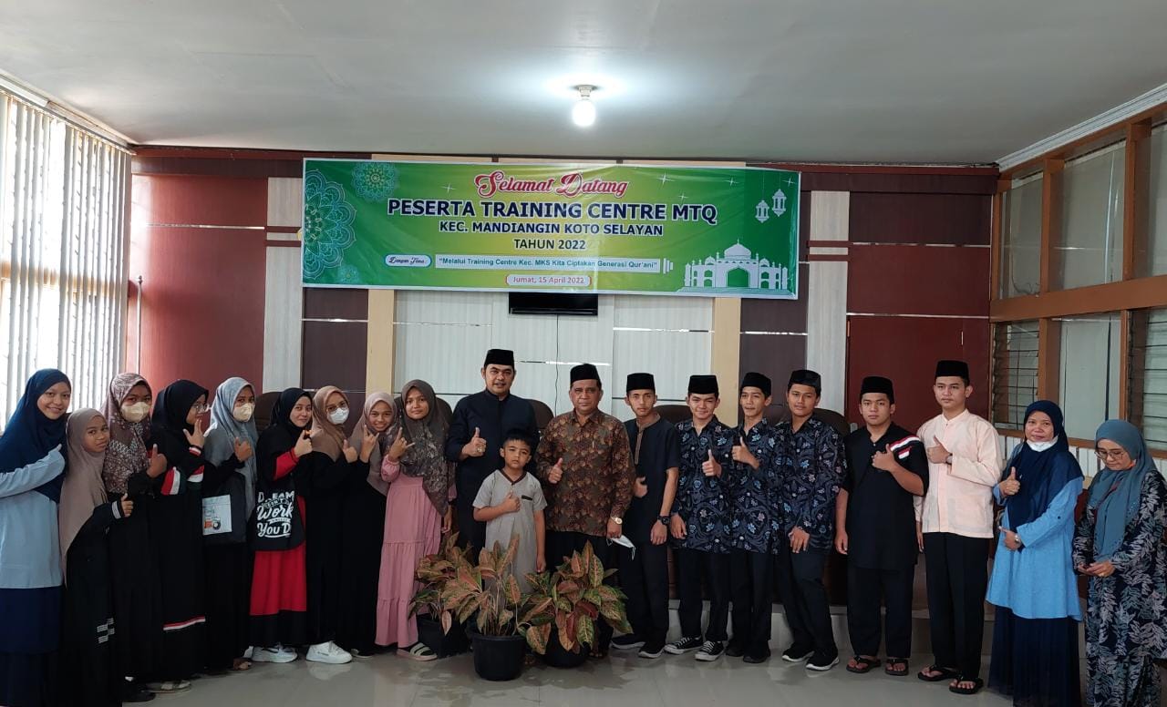 Kecamatan MKS Bukittinggi Laksanakan TC MTQ Untuk Menjaring Bibit Unggul Di Berbagai Cabang MTQ