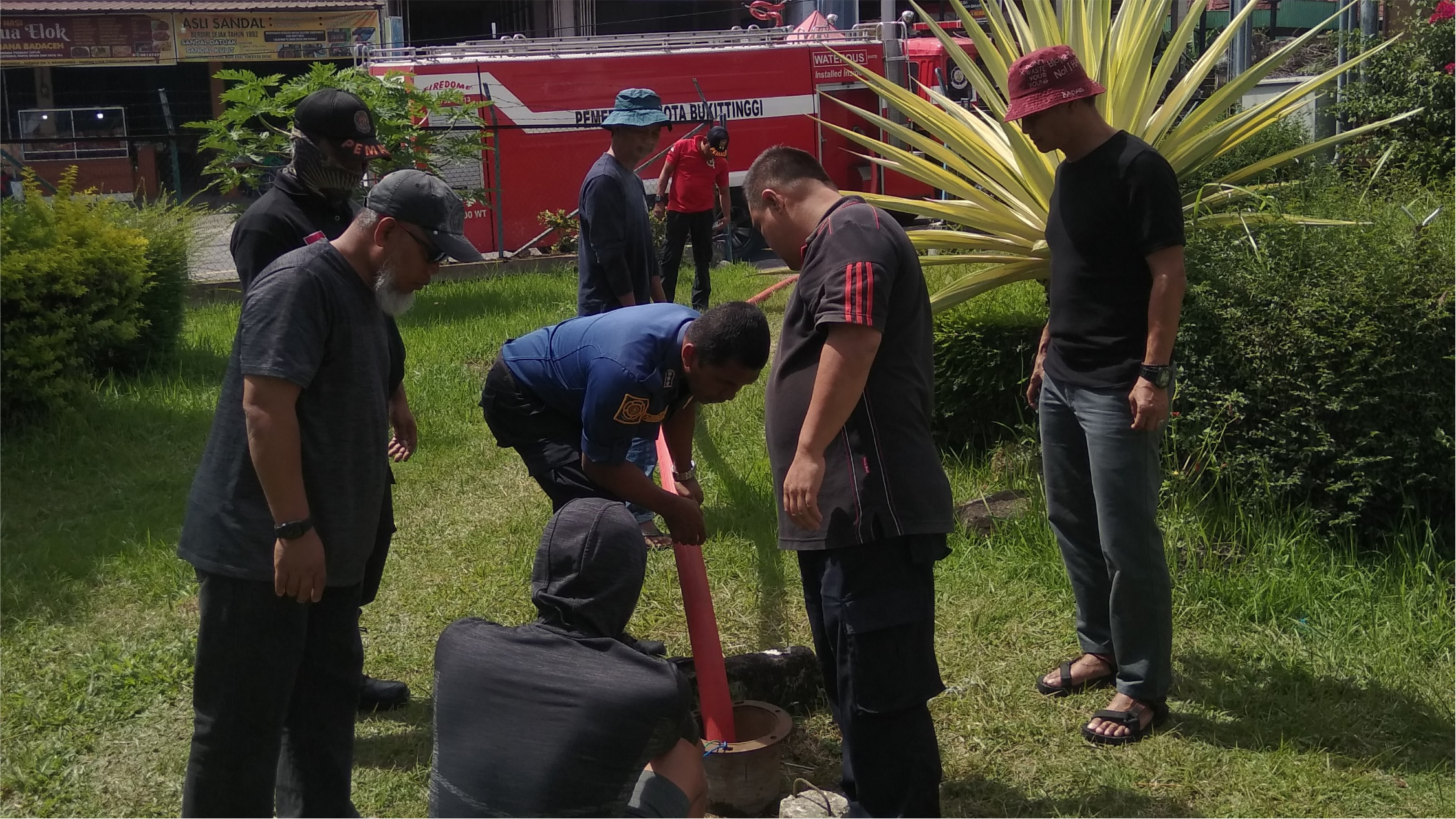 PDAM Bekerjasama Damkar Bukittinggi, Aktifkan Kembali Sumur Bor Bangkaweh