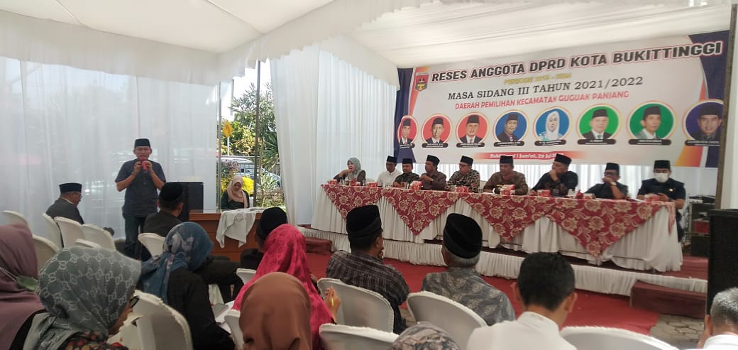 Reses 8 Anggota DPRD Bukittinggi Jemput Aspirasi Berkolaboratif Dengan SKPD