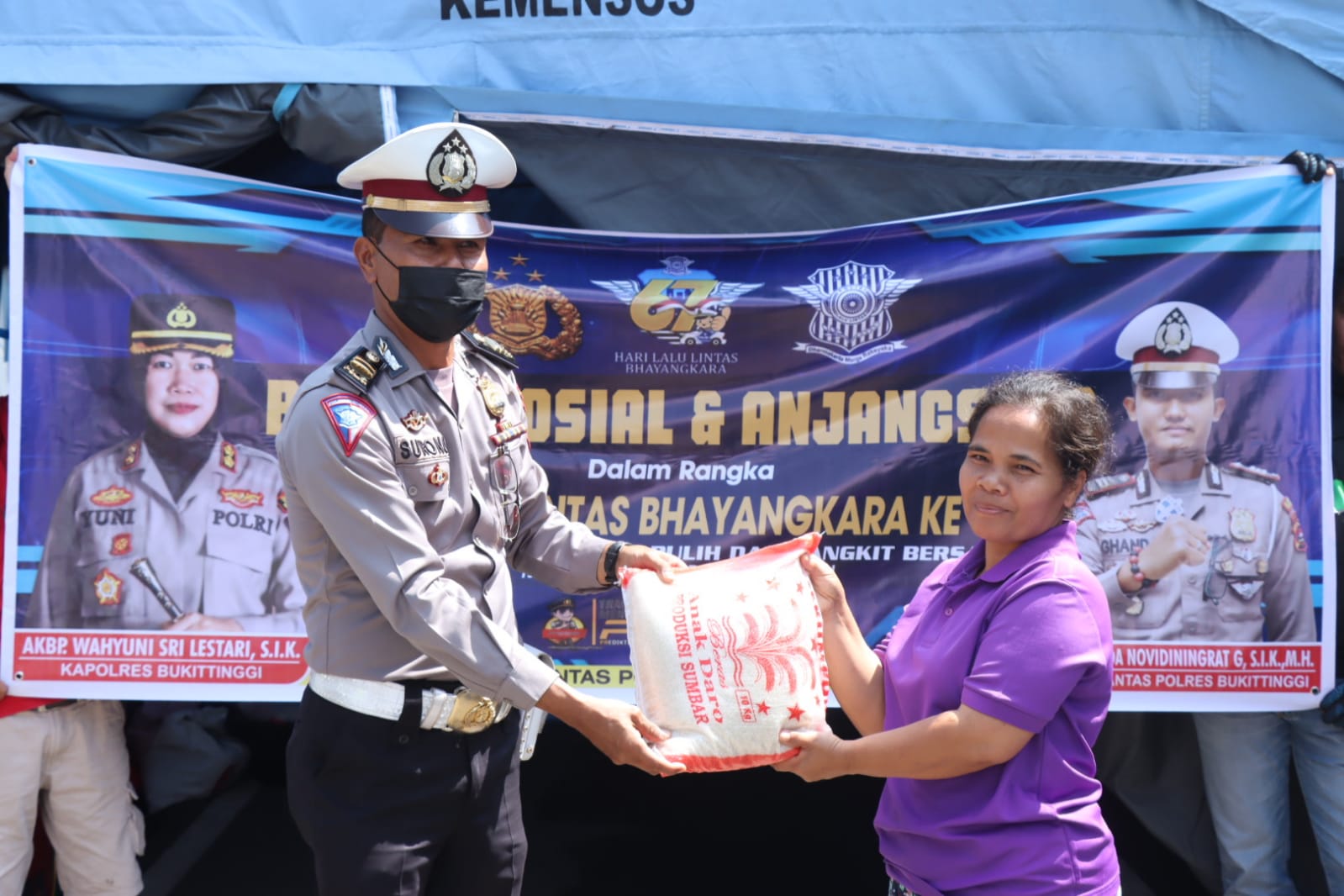 AKP Ghanda Novidiningrat, S.I.K, M.H: Kita Memberikan Rasa Empati Melalui Bakti Sosial