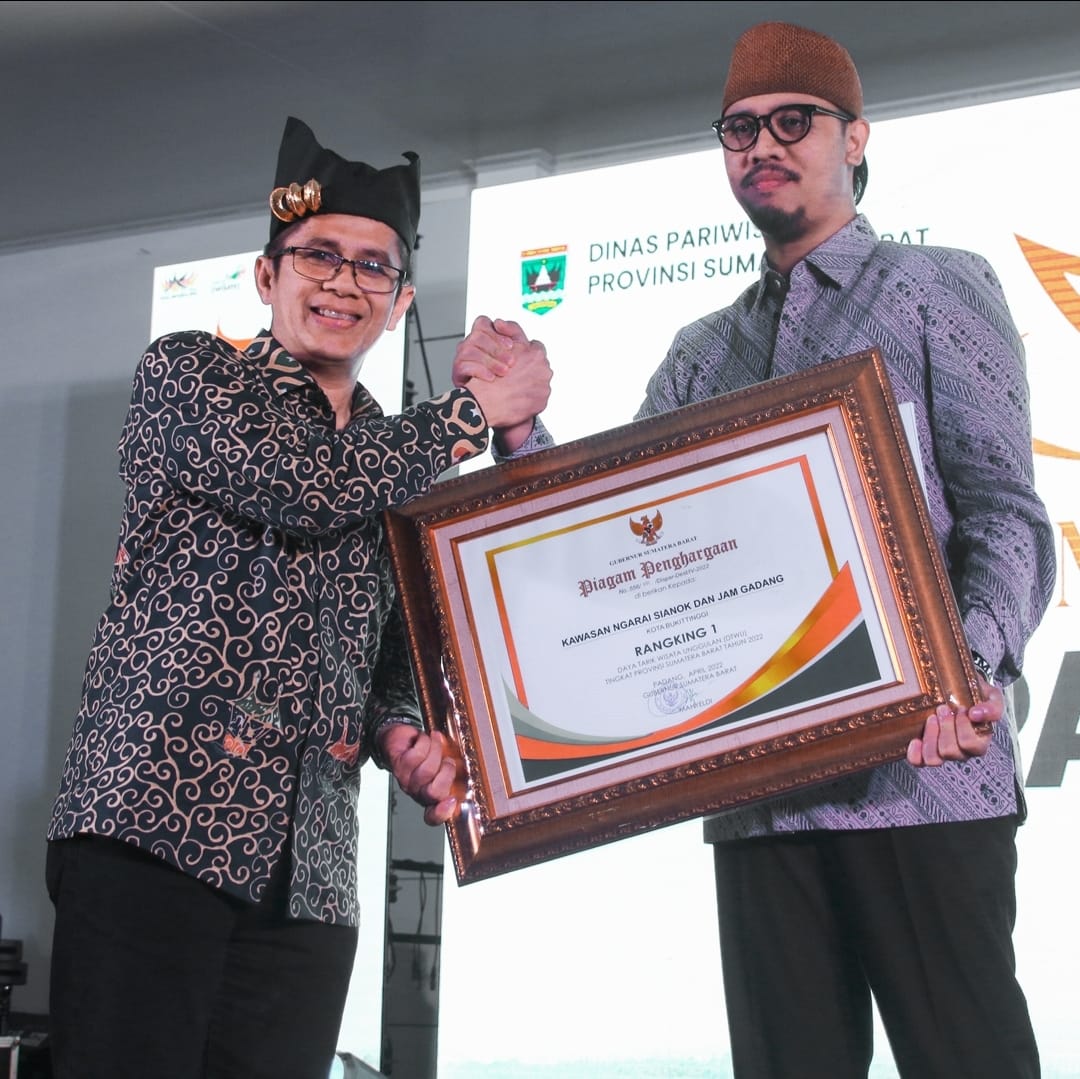 Bukittinggi Borong Anugrah Pariwisata Sumbar 2022