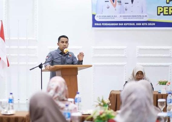 Ini Arahan Wakil Walikota Solok, Kepada Nara Sumber Bimtek Akses Permodalan Bagi Pelaku UMKM di Kota Solok