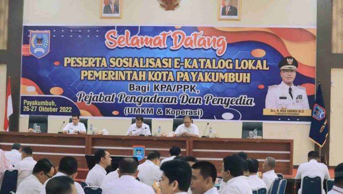Sosialisasi E-Katalog Lokal, Wako: Ini Upaya Memberdayakan Pengusaha Lokal