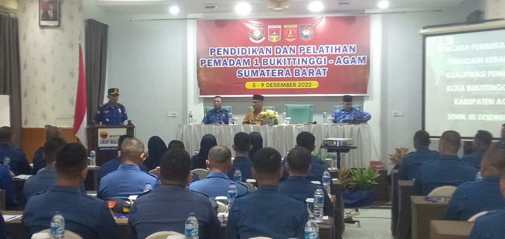 Diklat Pemadam 1 Bukittinggi – Agam, Marfendi: Satu Kata Yakni Disiplin