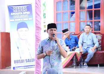 Jemput Aspirasi Masyarakat, Anggota DPRD PAN Rusdi Saleh Gelar Reses Masa Sidang Ke III