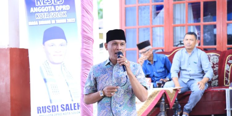 Jemput Aspirasi Masyarakat, Anggota DPRD PAN Rusdi Saleh Gelar Reses Masa Sidang Ke III