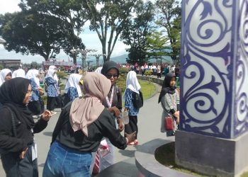 2500 Siswa SMAN Bukittinggi Ikut Menjadi Pemandu Wisata Pada Ajang Pedati Xll