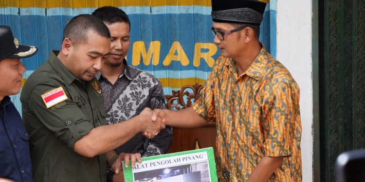 Wagub Sumbar Serahkan Bantuan 600 Bibit Pohon Jengkol di Pasaman