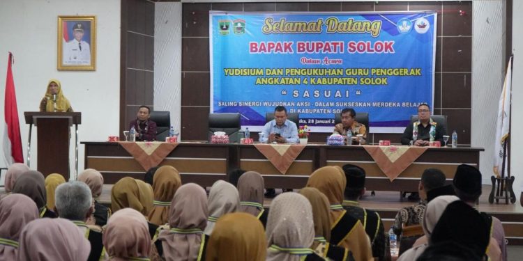 57 Orang Guru Penggerak Dikabupaten Solok Dikukuhkan