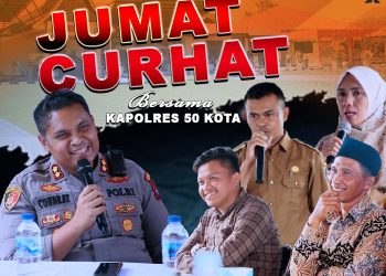 Kedekatan dan Keakraban Kapolres 50 Kota AKBP Ricardo Condrat Yusuf, S.H., S.I.K., M.H., Saat Menerima Aspirasi dan Masukan Dari Masyarakat