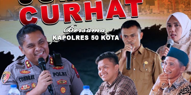 Kedekatan dan Keakraban Kapolres 50 Kota AKBP Ricardo Condrat Yusuf, S.H., S.I.K., M.H., Saat Menerima Aspirasi dan Masukan Dari Masyarakat