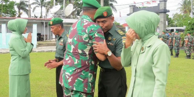 Dandim 0306/50 Kota Lepas Anggota Yang Pensiun