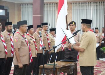 Lantik Kwartir Cabang Gerakan Pramuka Solok Selatan, Audy Joinaldy : Kirimkan Wakil Untuk Jambore Dunia di Korea Selatan