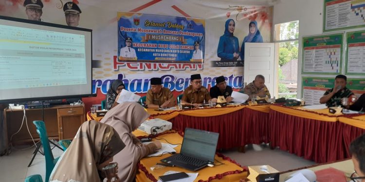 Musrembang Kelurahan Gulai Bancah, Tira Arini Berikan Beberapa Usulan infrastruktur Fisik dan Non fisik