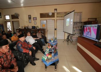 Sebanyak 1 Juta Patok, Pj. Walikota Rida Ananda Bersama Kantor Pertanahan Kota Payakumbuh Pasang Batok Batas Tanah