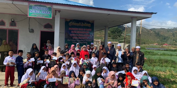 Pembangunan Musalla Nurul Ihsan di Sungai Nanam Terus Dilakukan
