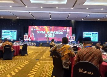 Bupati Solok Hadiri Kegiatan SPM Awards Tahun 2023