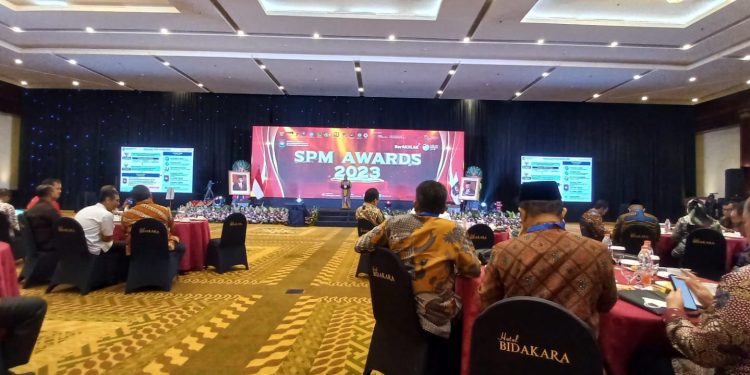 Bupati Solok Hadiri Kegiatan SPM Awards Tahun 2023