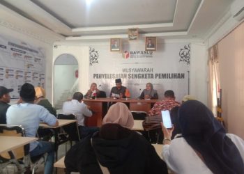 Jumpa Pers Penyampaian Kinerja Bawaslu Kota Bukittinggi