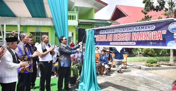 Pencanangan Sekolah Bersih Narkoba Dan LGBT di SMAN 1 Tilatang Kamang