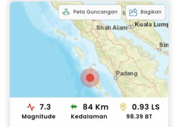 Gempa Berkekuatan 7,3 SR Guncang Kepulauan Mentawai, BMKG Keluarkan Peringatan Tsunami