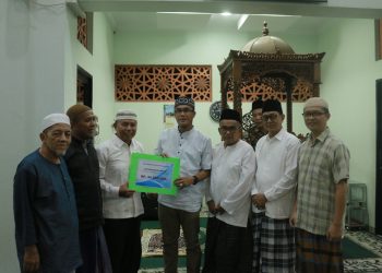 Masjid Arafah Tanjuang Gadang Sungai Pinago, Rida Ananda Serahkan Dana Hibah