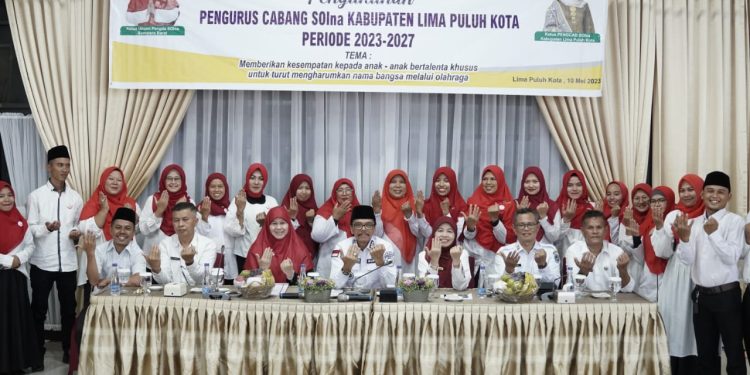 Pengurus SOIna Kabupaten Lima Puluh Kota Dikukuhkan