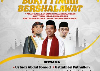 Ayo Ramaikan Shalawat Tiga Ulama Kondang Di Pelataran Jam Gadang