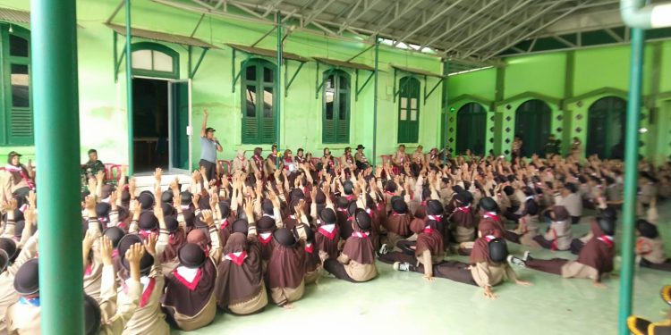 Gerakan Pramuka Menarik Asyik dan Menantang SD SMP se Kecamatan Candung Agam