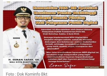 Bukittinggi Komitmen Sebagai Daerah Piloting MPP Digital