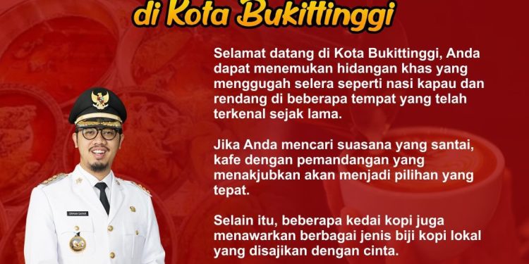 Referensi Bagi Wisatawan Ke Bukittinggi,Wako Erman: Ada Kopi Lokal Disajikan Dengan Cinta