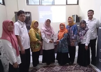 Tim Supervisi Perpustakaan Nasional Republik Indonsia Kunjungi Perpustakaan di Dinas Perpustakaan Dan Kearsipan Kota Payakumbuh